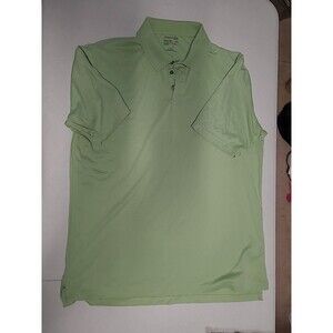 St John's Bay quick dri Lime short sleeve polo shirt men's XLT(BB27)